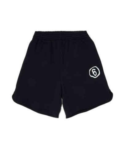 MM6 Maison Margiela(エムエムシックス)Kids & Junior ワンポイントブランドロゴスウェットショートパンツ