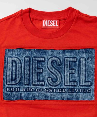 DIESEL(ディーゼル)Kids & Junior ブランドロゴ半袖Tシャツカットソー