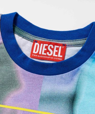 DIESEL(ディーゼル)Kids & Junior ブランドロゴカモ柄半袖シャツカットソー