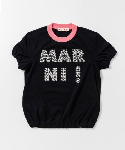 MARNI（マルニ）Kids & Junior ブランドロゴ半袖Tシャツカットソー