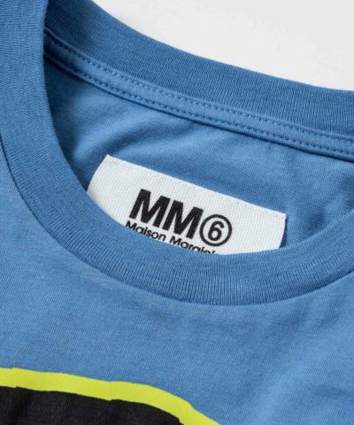 MM6 Maison Margiela(エムエムシックス)Kids & Junior ブランドロゴ半袖Tシャツカットソー