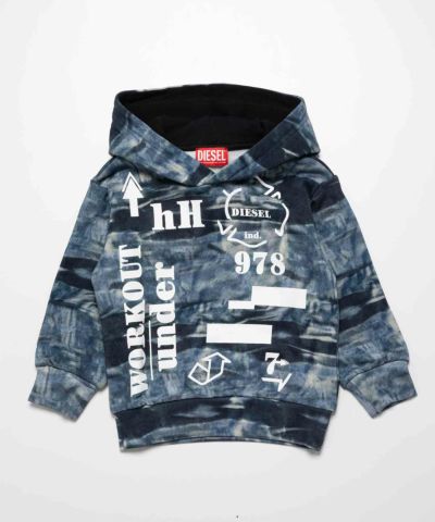DIESEL（ディーゼル）Kids & Junior グラフィックフーディーパーカー