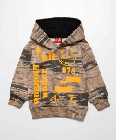 DIESEL（ディーゼル）Kids & Junior グラフィックフーディーパーカー