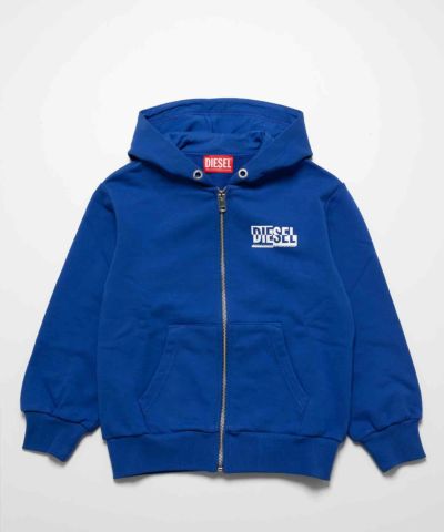 DIESEL（ディーゼル）Kids & Junior ブランドロゴジップアップパーカー