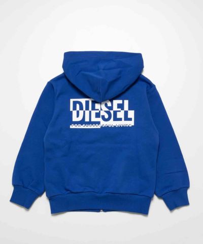 DIESEL（ディーゼル）Kids & Junior ブランドロゴジップアップパーカー