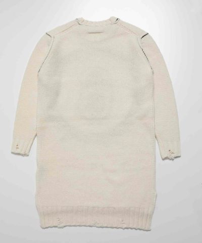 MM6 Maison Margiela(エムエム6 メゾン マルジェラ)Kids & Junior ウールブレンドブランドロゴニットワンピース
