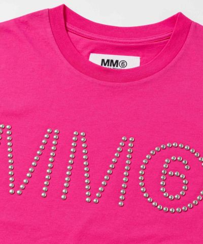 MM6 Maison Margiela(エムエム6 メゾン マルジェラ)Kids & Junior ブランドロゴ半袖Tシャツカットソー