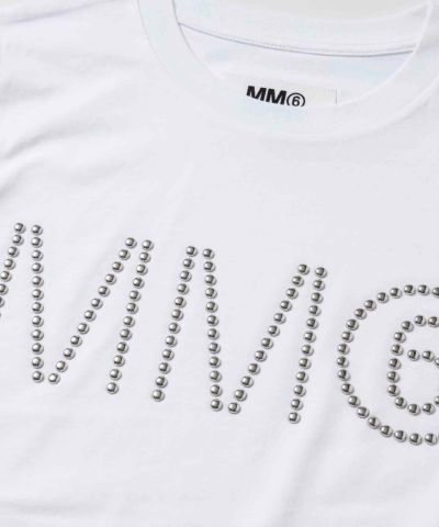 MM6 Maison Margiela(エムエム6 メゾン マルジェラ)Kids & Junior ブランドロゴ半袖Tシャツカットソー