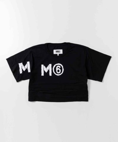 MM6 Maison Margiela(エムエム6 メゾン マルジェラ)Kids & Junior ブランドロゴ半袖Tシャツカットソー