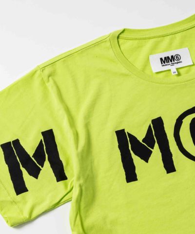 MM6 Maison Margiela(エムエム6 メゾン マルジェラ)Kids & Junior ブランドロゴ半袖Tシャツカットソー