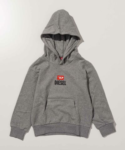 DIESEL(ディーゼル)Kids & Junior ワンポイントフーディーパーカープルオーバー