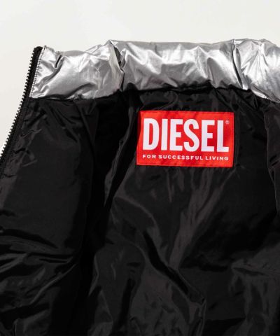 DIESEL（ディーゼル）Kids & Junior ブランドロゴダウンジャケットコート