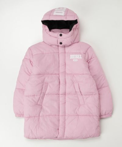 DIESEL（ディーゼル）Kids & Junior ブランドロゴダウンジャケットコート