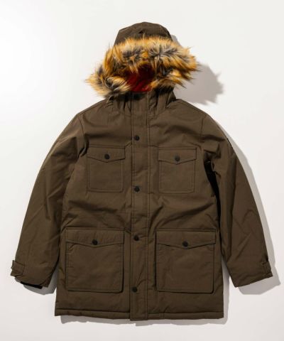 DIESEL（ディーゼル）Kids & Junior ファー付きパデッドジャケットコート