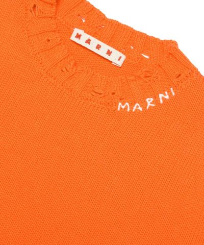 MARNI(マルニ)Kids & Junior ワンポイントブランドロゴニットセーター