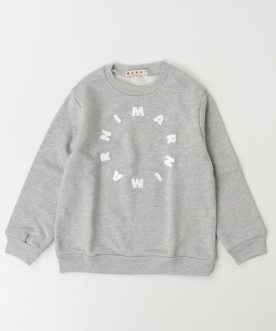 MARNI(マルニ)Kids & Junior サークルブランドロゴスウェットプルオーバー