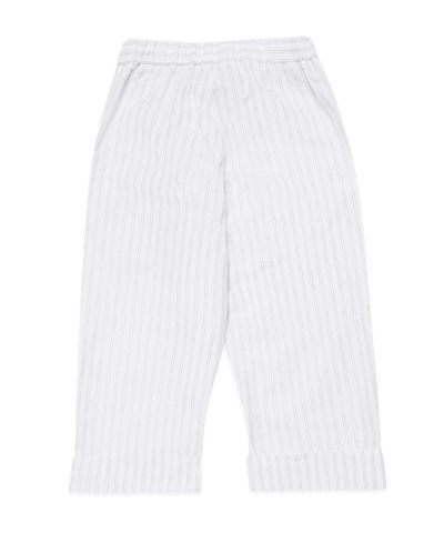 MM6 Maison Margiela(エムエムシックス)Kids & Junior ワンポイントブランドロゴストライプパンツ