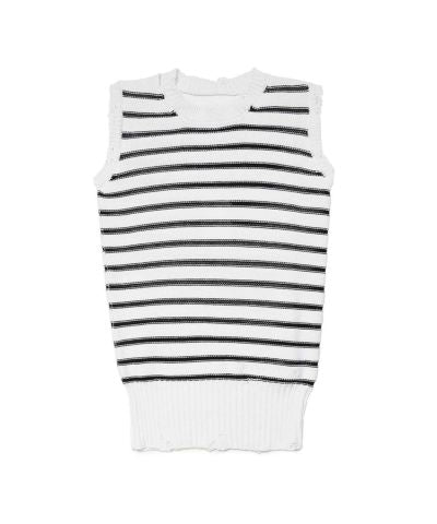 MM6 Maison Margiela(エムエムシックス)Kids & Junior ボーダーベスト