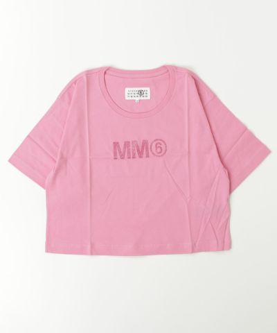 MM6 Maison Margiela(エムエムシックス)Kids & Junior ブランドロゴ半袖Tシャツカットソー
