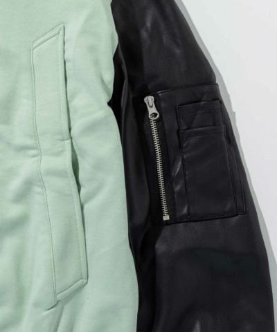 MM6 Maison Margiela(エムエムシックス)Kids & Junior バックブランドロゴジップアップブルゾン