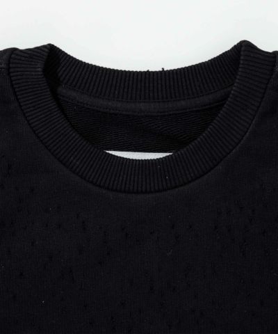 MM6 Maison Margiela(エムエムシックス)Kids & Junior ワンポイントブランドロゴ五分丈Tシャツカットソー