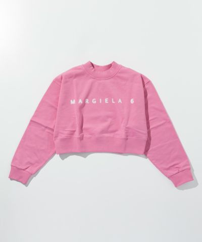 MM6 Maison Margiela(エムエムシックス)Kids & Junior ブランドロゴフーディーパーカープルオーバー