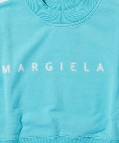 MM6 Maison Margiela(エムエムシックス)Kids & Junior ブランドロゴフーディーパーカープルオーバー