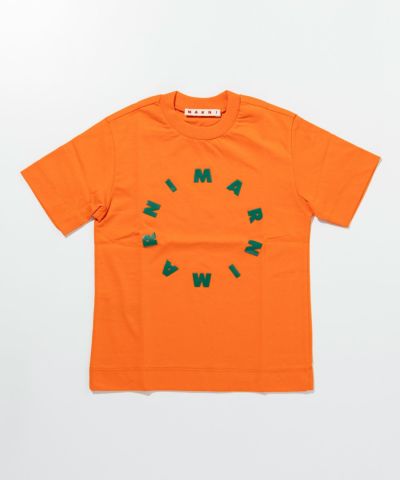 MARNI(マルニ)Kids & Junior サークルブランドロゴ半袖Tシャツカットソー