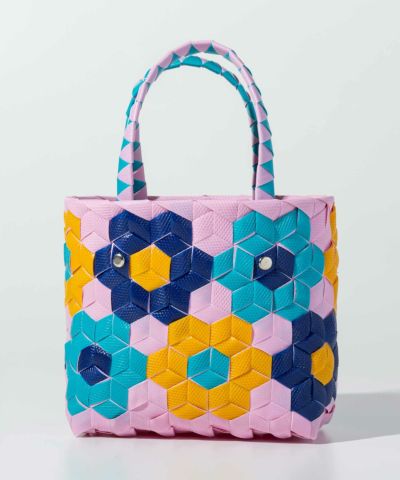 MARNI(マルニ)Kids & Junior ブランドロゴフラワーかごハンドバッグ
