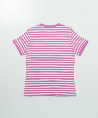 MAX&Co.(マックス アンド コー)Kids & Junior ワンポイントブランドロゴボーダー半袖Tシャツカットソー