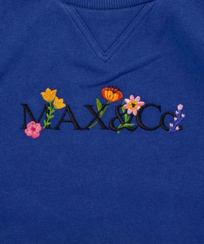 MAX&Co.(マックス アンド コー)Kids & Junior ワンポイントブランドロゴスウェットプルオーバー