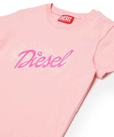 DIESEL(ディーゼル)Kids & Junior ブランドロゴ半袖Tシャツショートパンツセットアップ