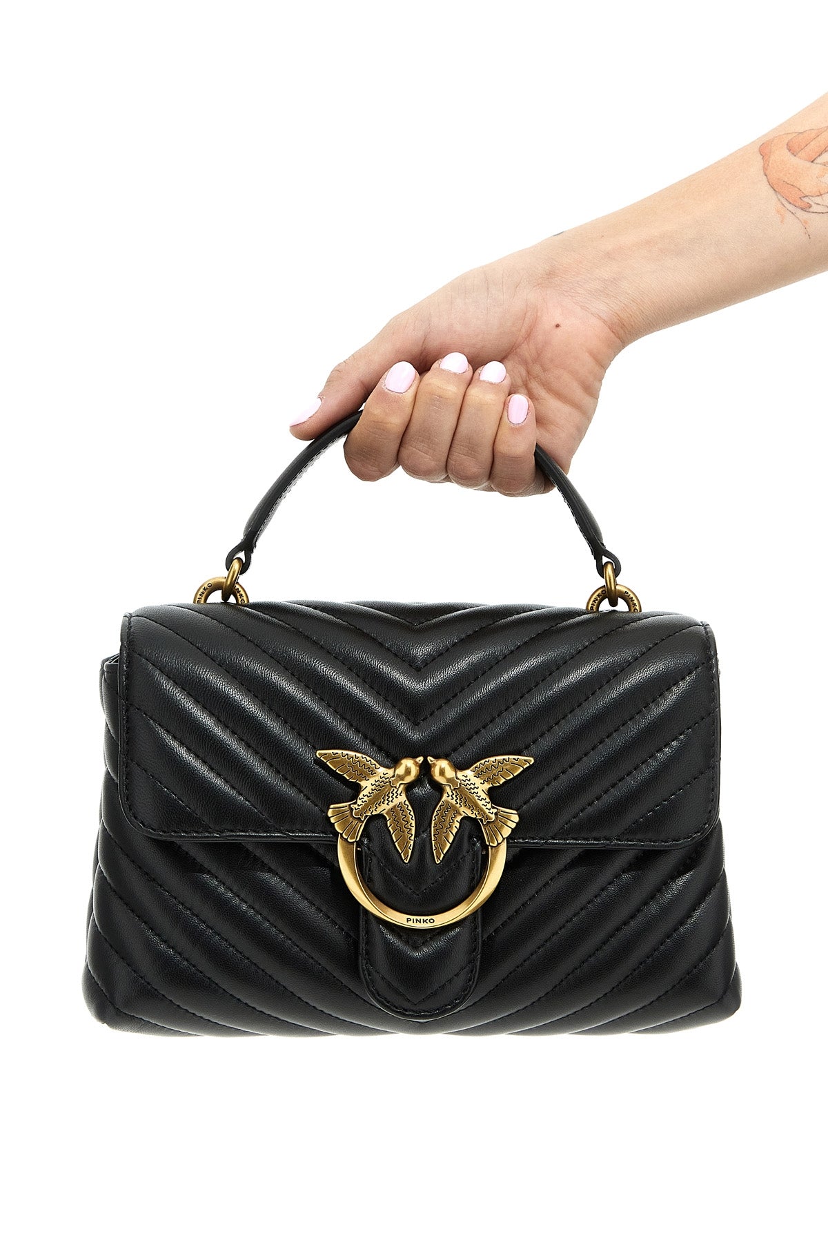 'Love Lady Puff Mini' ハンド バッグ