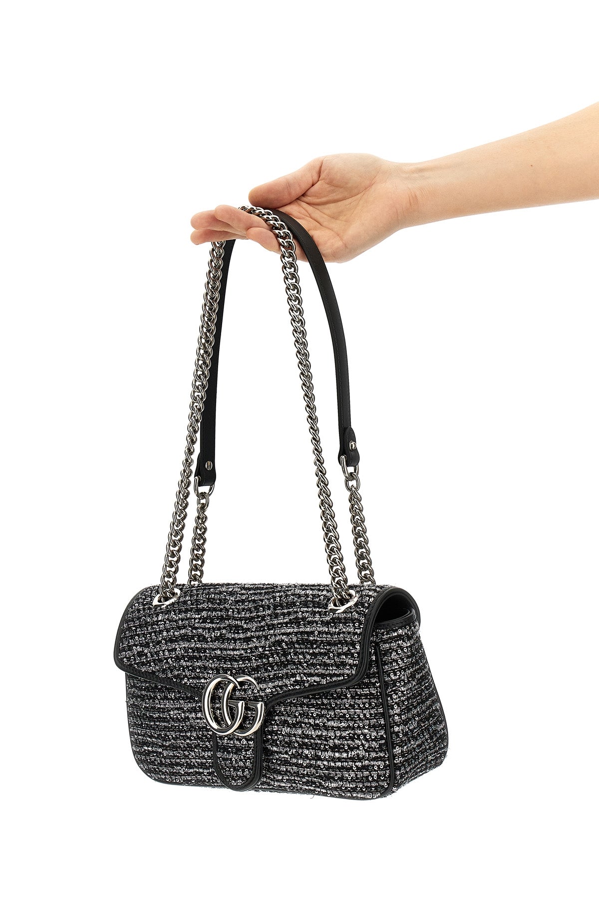 未使用品✨極美✨GUCCI 黒 ファー イヤーマフ GGロゴ Gucci/グッチ｜'GG Maramont' スモール