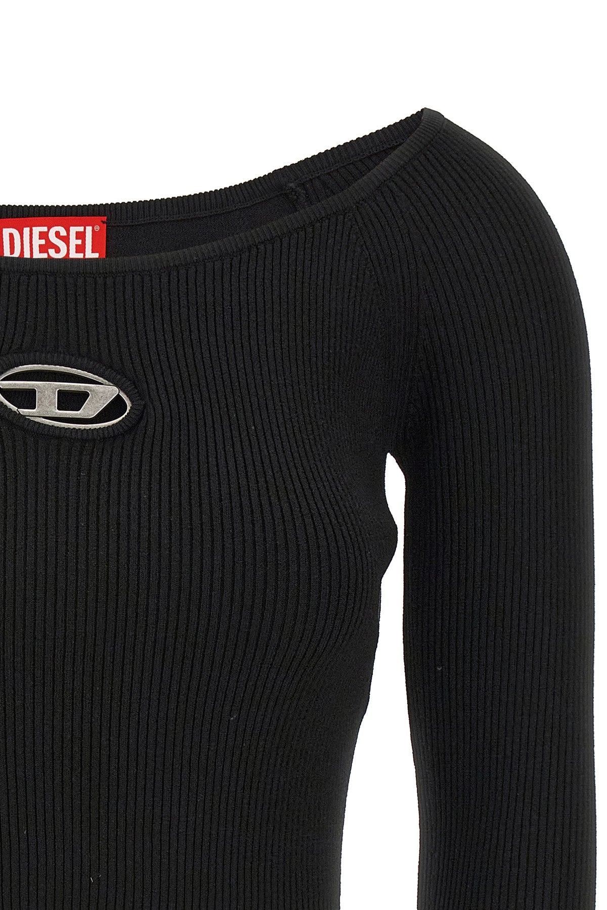 早い者勝ち!!! DIESEL / ディーゼル ◆ 長袖ニット｜M-Vera-Ls Women's Off-the-shoulder top in ribbed knit | Multicolor