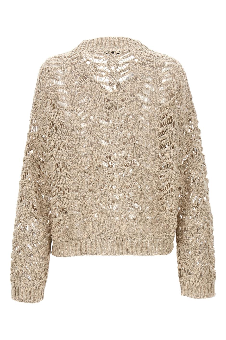 'Rustic Dazzling Net' セーター