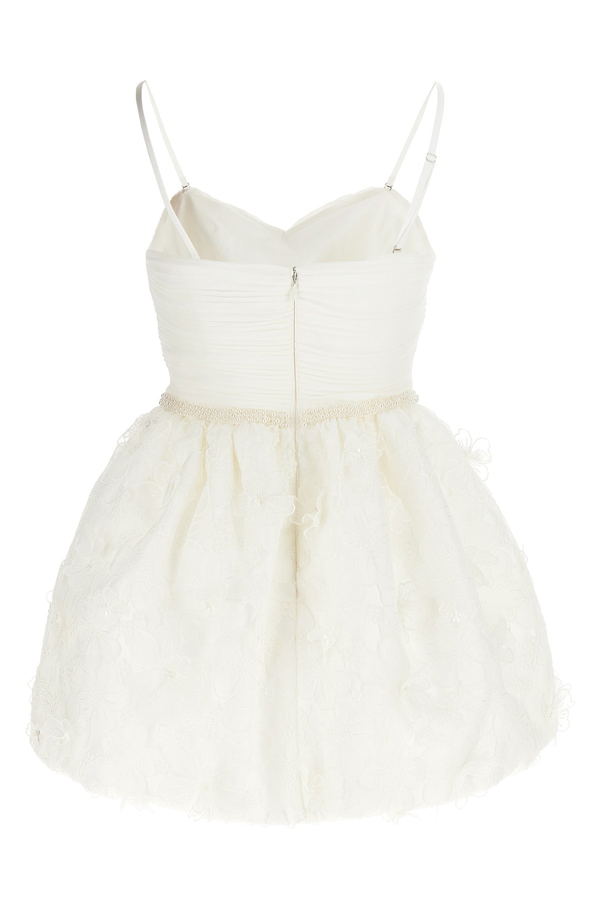 'White Organza Bow Mini' ドレス