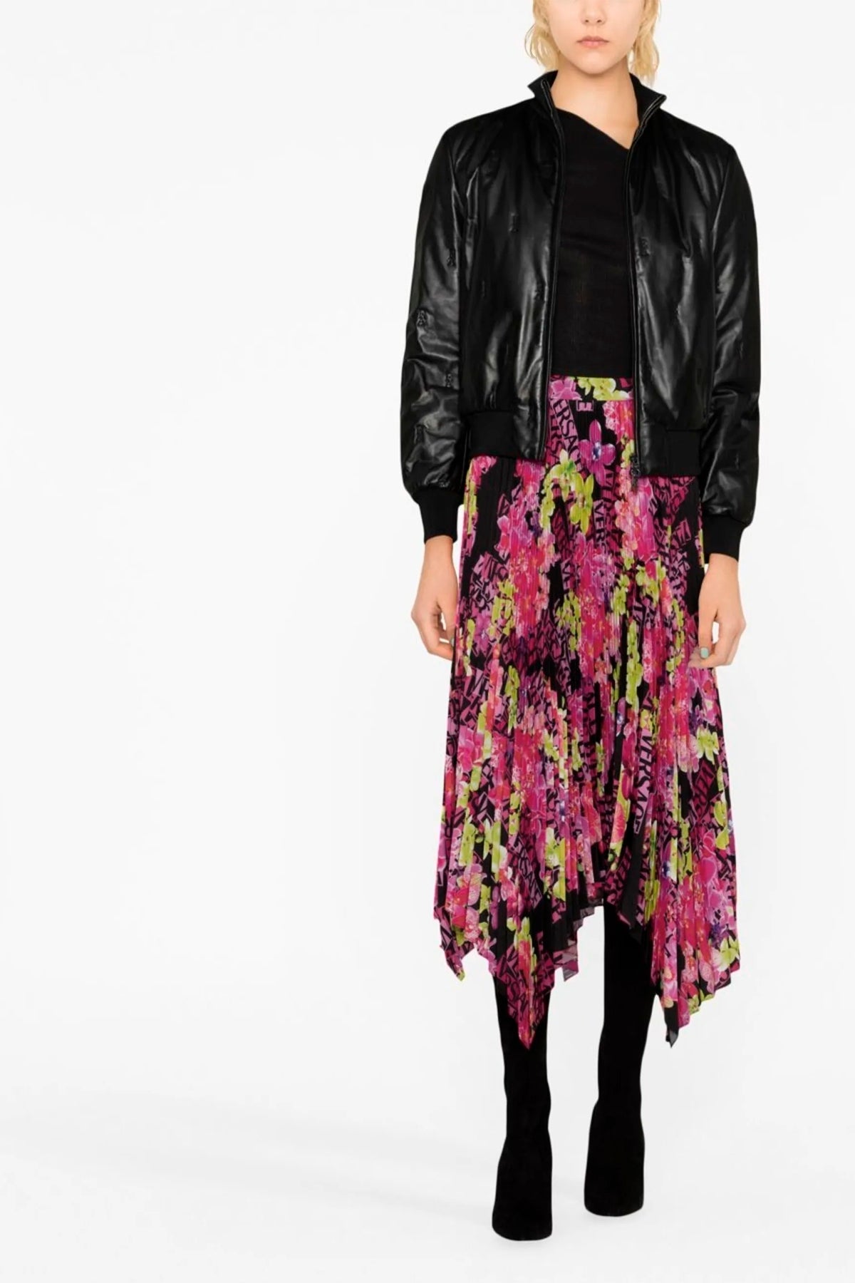 'Orchid Versace' スカート