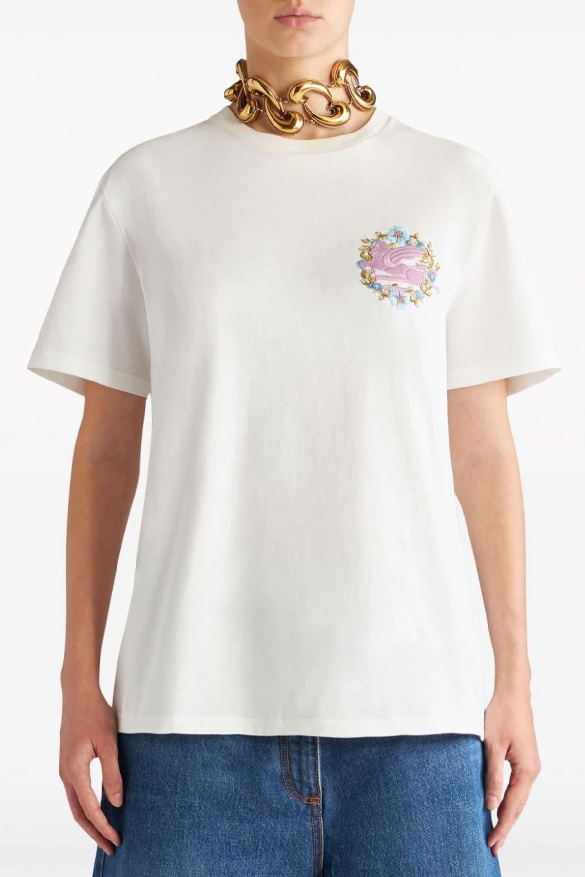 ロゴ エンブロイダリー Tシャツ