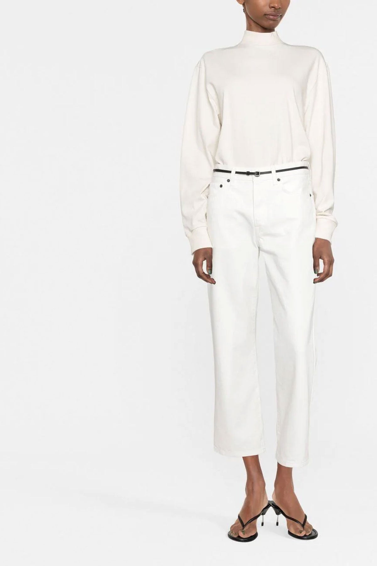 デニム・ジーパン The Row FW24 'Lesley jeans (5660W1493 WHT) The Row/ザ・ロウ｜ジーンズ