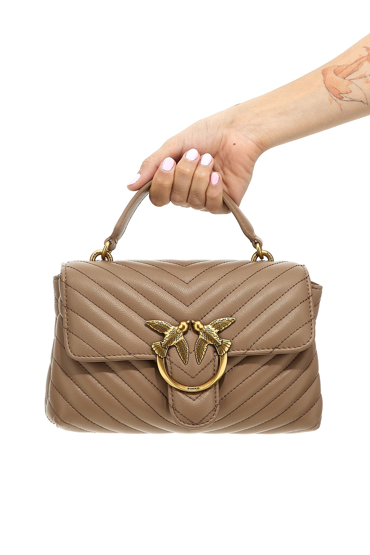 'Love Lady Puff Mini' ハンド バッグ