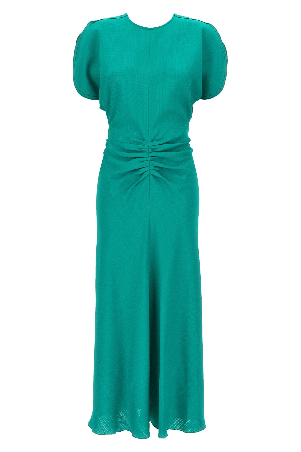 'Gathered Waist Midi' ドレス