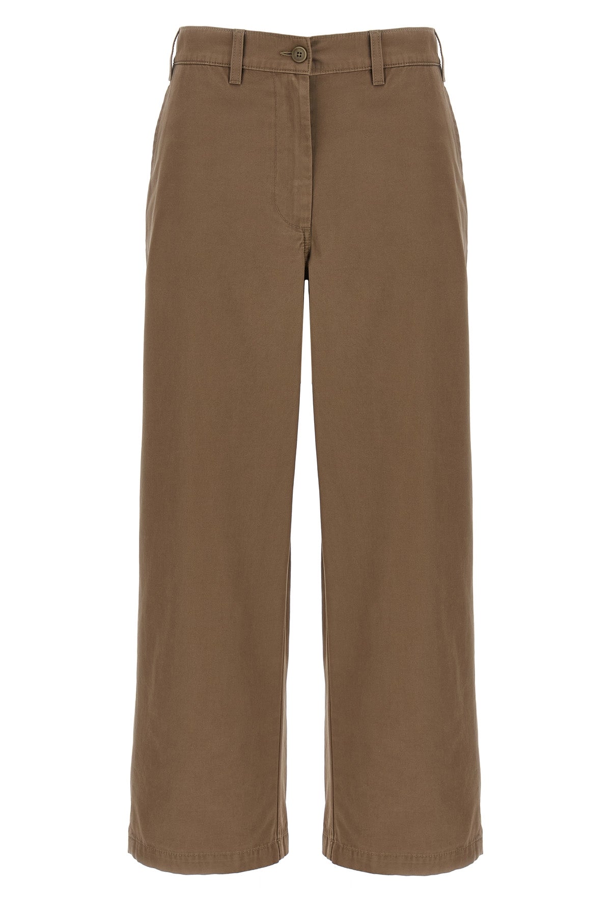 パンツ The Row 'Zalenka' pants Zalenka Pant Beige in Cotton and Cashmere – The Row