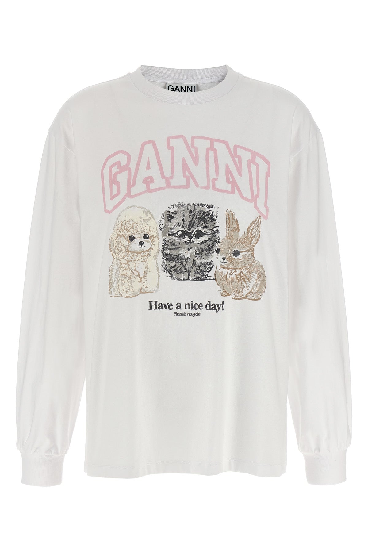 【GANNI】アニマルプリントTシャツ 関税・送料込み GANNI】アニマルプリントTシャツ 関税・送料込み (Ganni/Tシャツ
