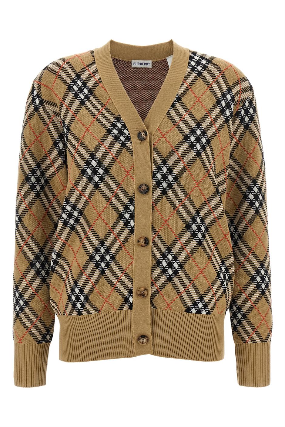 Burberrys チェック柄カーディガン Burberry/バーバリー｜カーディガン バーバリー チェック