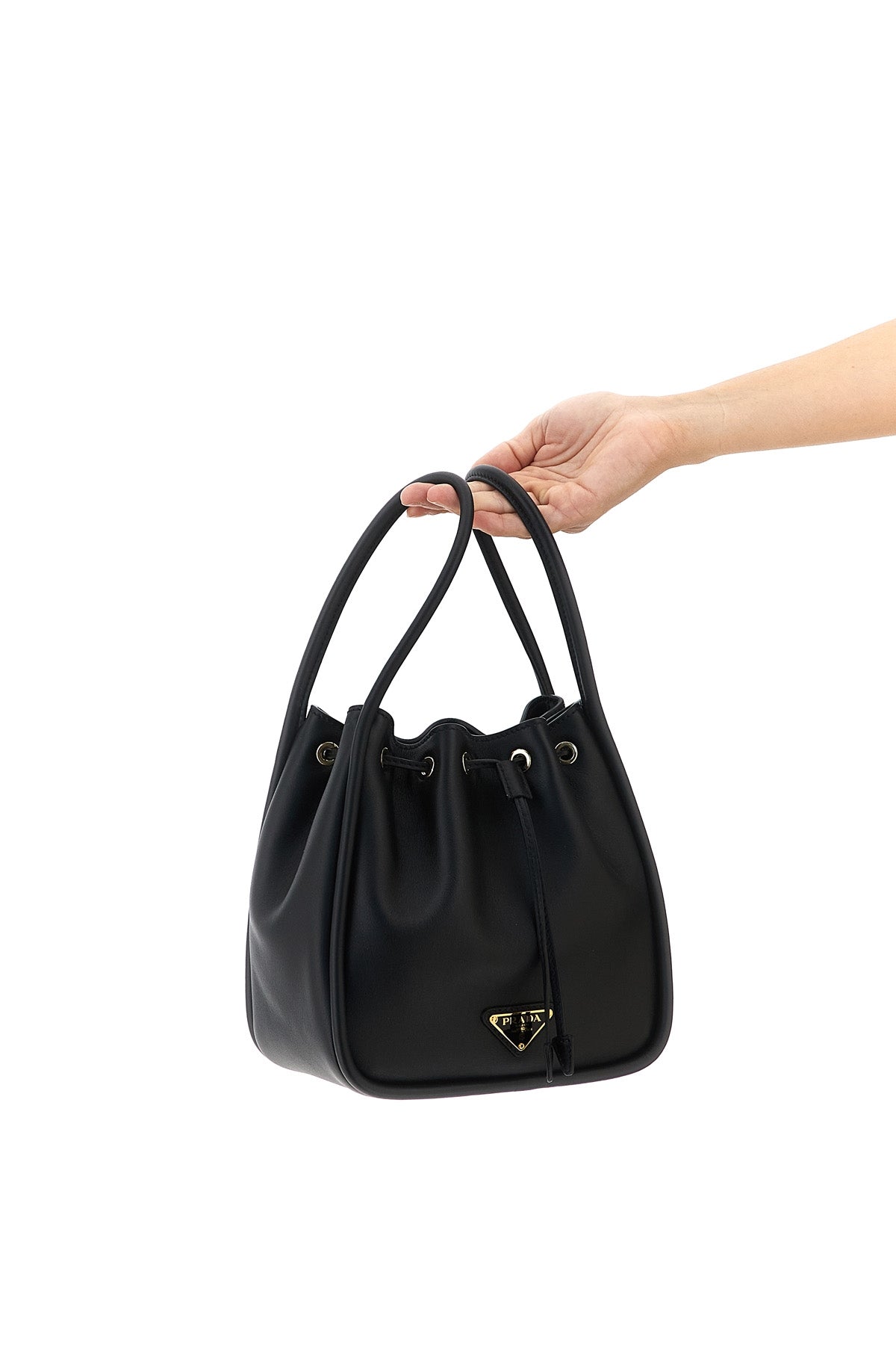 PRADA 'Prada Darling ミニバケットバッグ Caramel Prada Darling leather mini bucket bag | PRADA