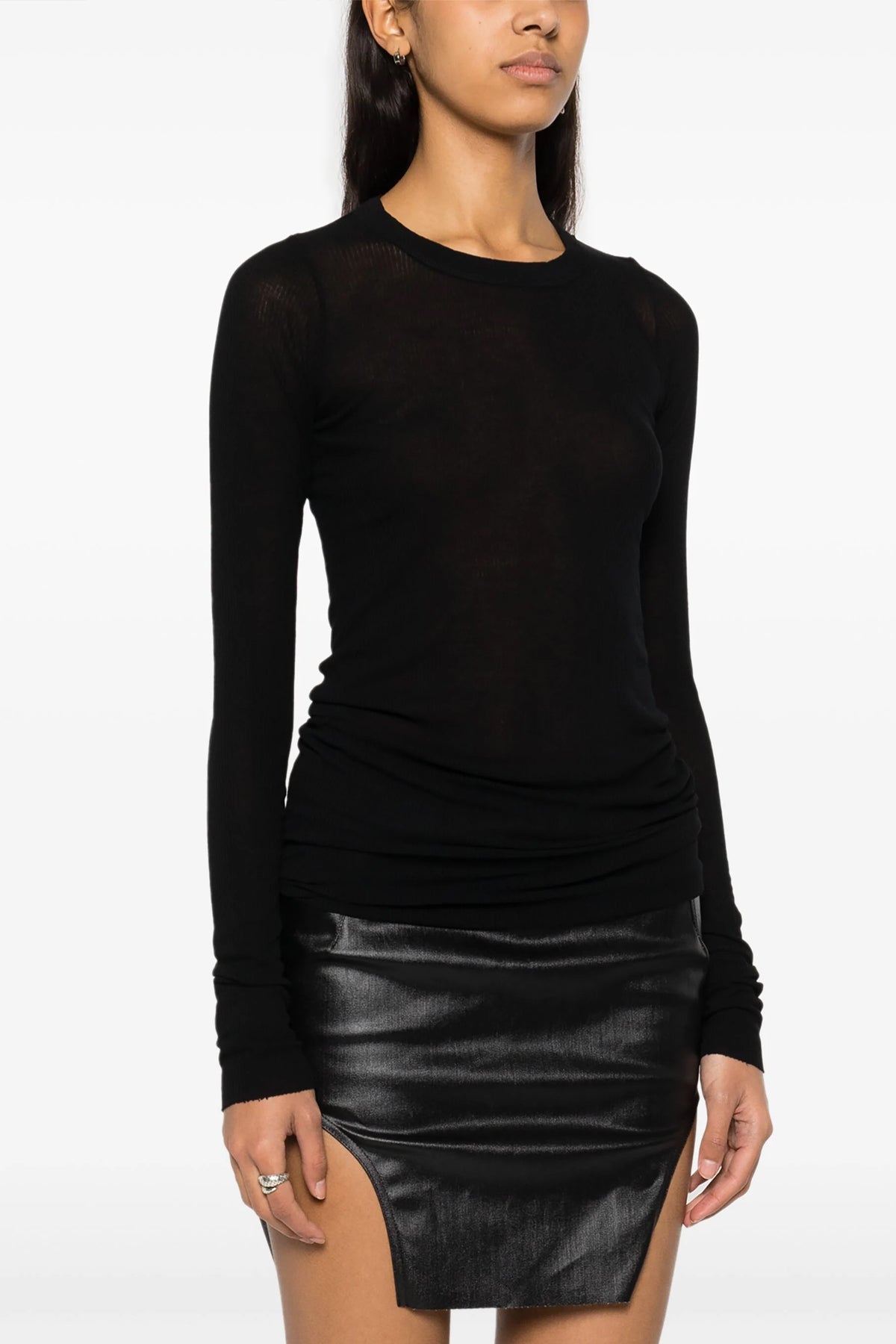 Rick Owens/リックオウエンス｜'Rib Ls T' Tシャツ