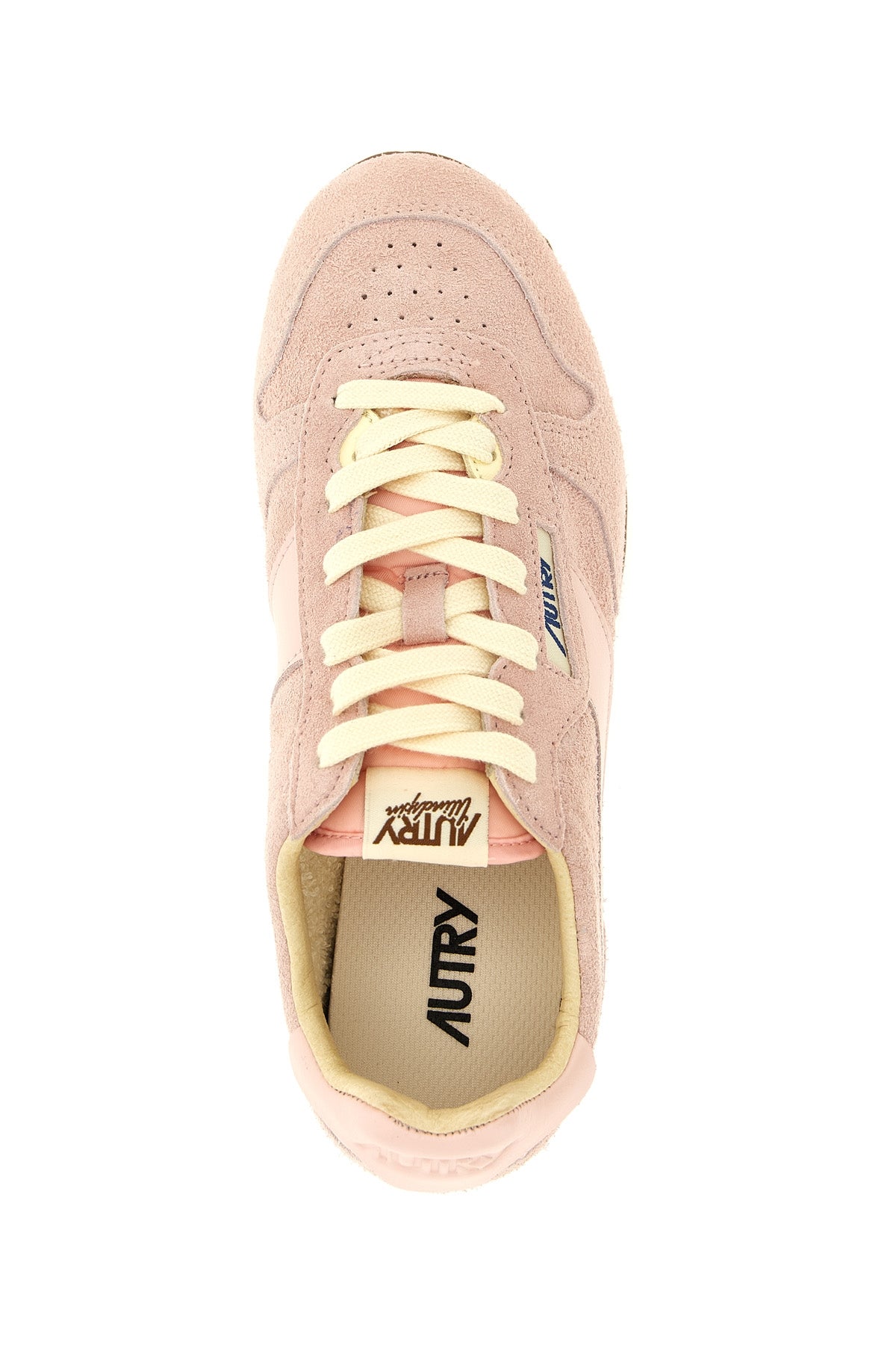 AUTRY オートリー Windspin スニーカー ピンク Autry Windspin Sneakers In Rosemary Suede And Leather