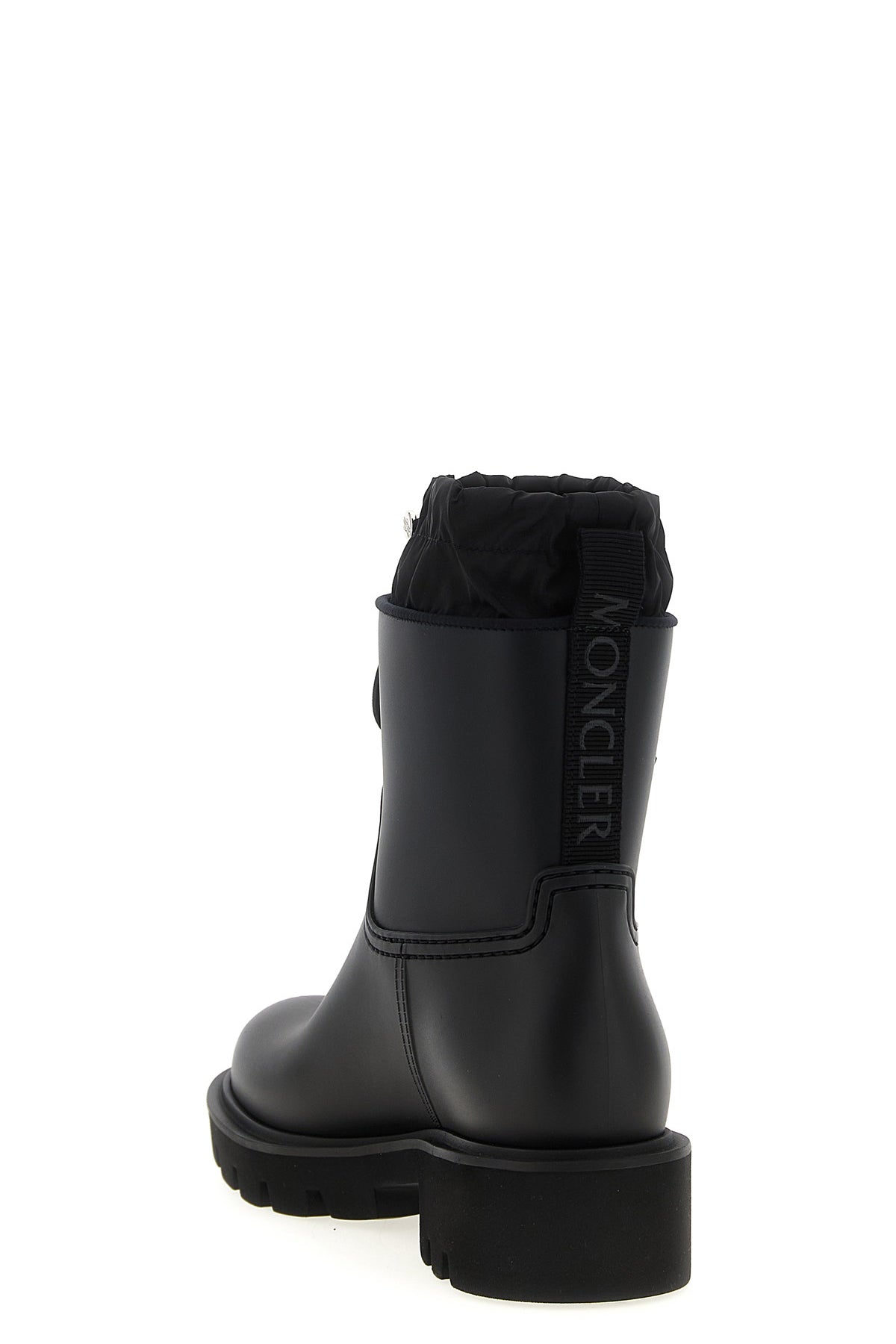 【関税込み】Moncler ブラック Kickstream レインブーツ ライトブラウン Kickstreamレインブーツ : ブーツ 向けの