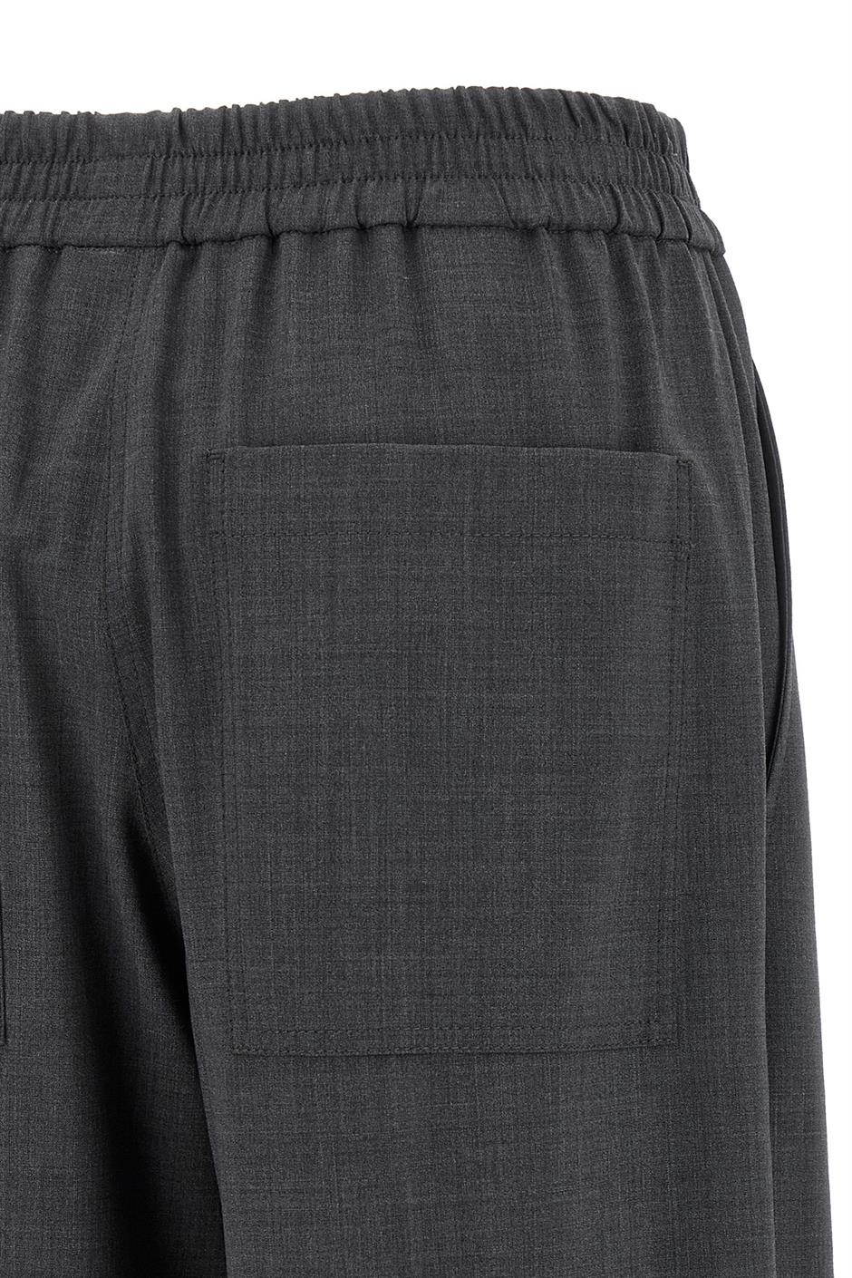 BRUNELLO CUCINELLI★グレーウールパンツ Brunello Cucinelli ウールパンツ | グレー | FARFETCH JP
